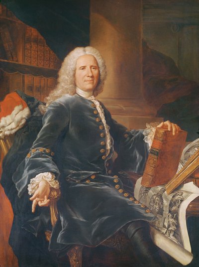 François Gigot de Lapeyronie by Hyacinthe Francois Rigaud